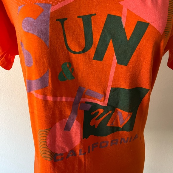 Vintage Single Stitch Sun & Fun California TShirt size medium - Picture 5 of 7